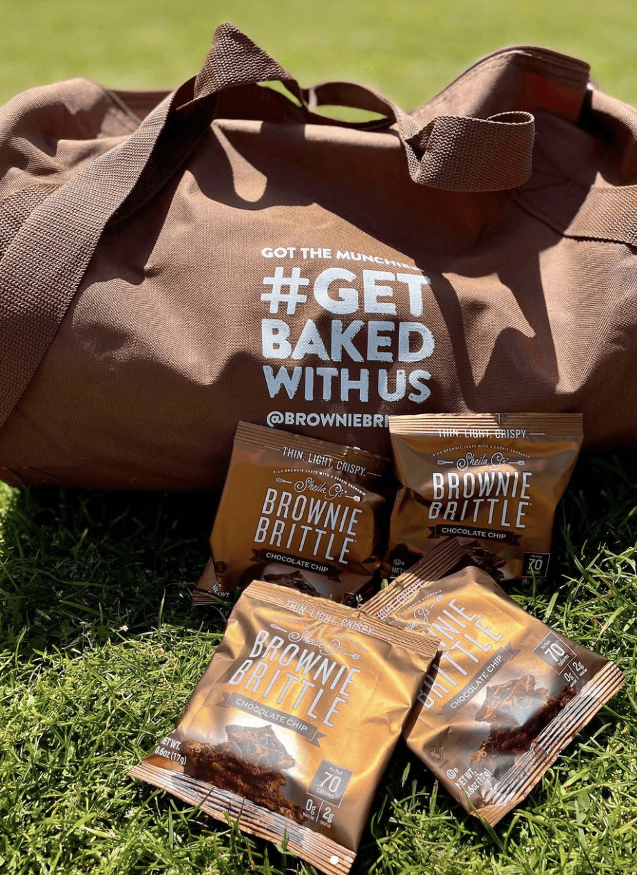 consumer interaction at Brownie Brittle guerrilla marketing activation