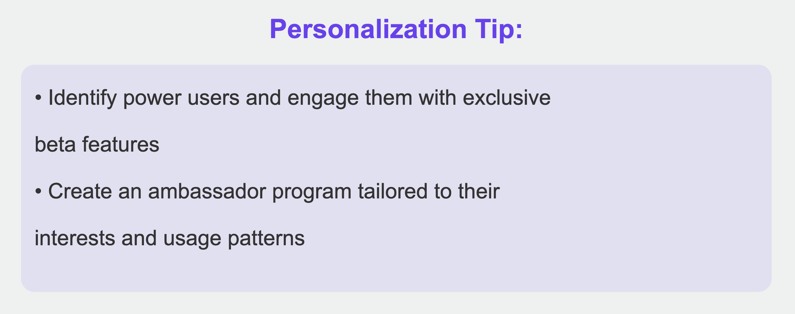 Advocacy personalization tips