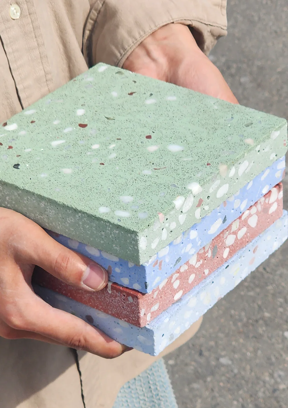 Serene Fabric Portrait