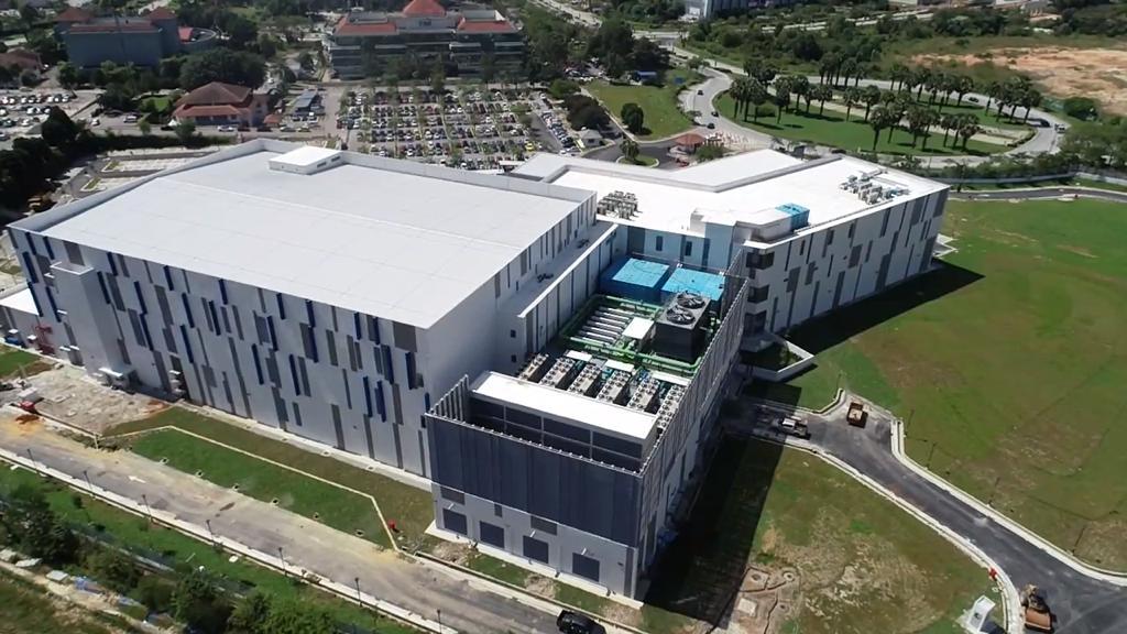 Exterior view of KVDC Data Centre project by Asima Architects