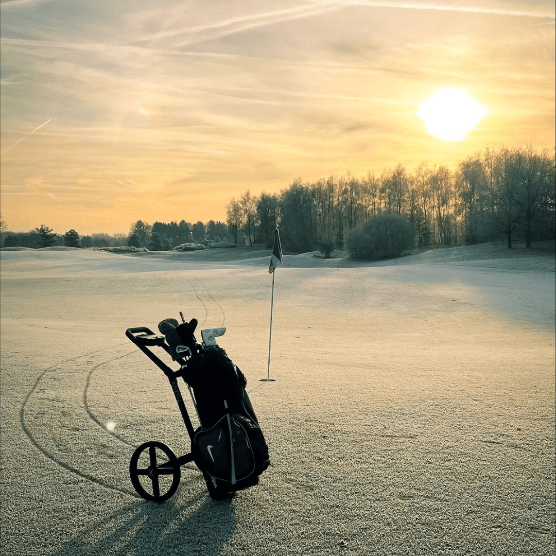Wintergolf foto