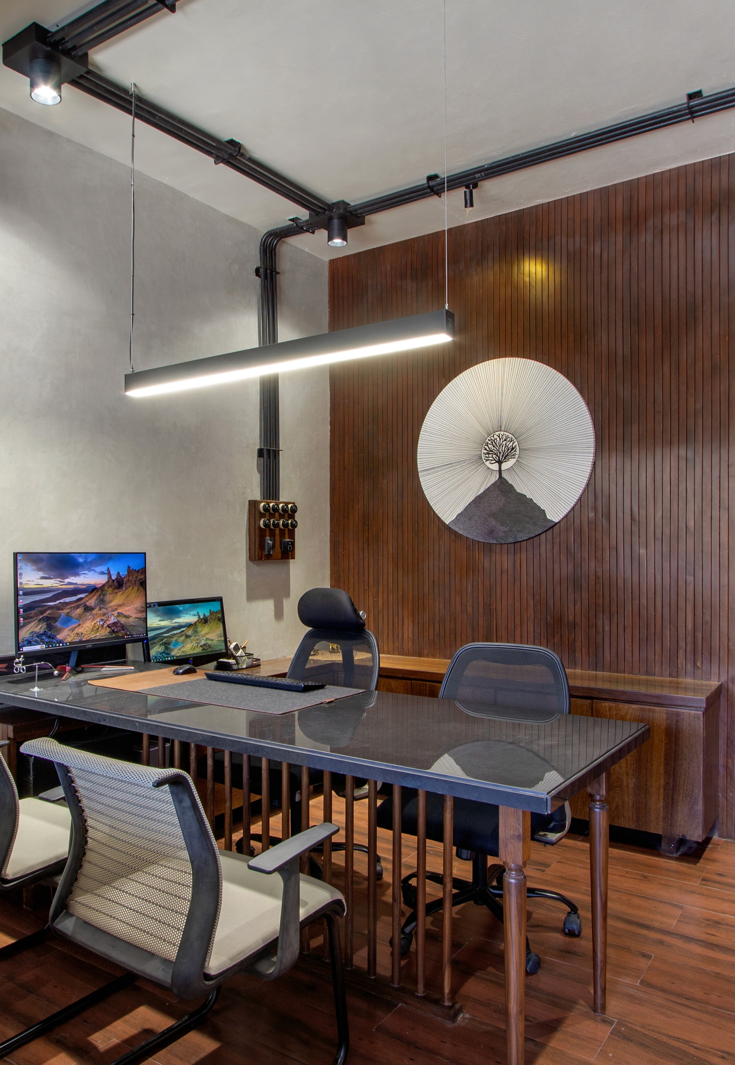 Image of Futuristic dining area