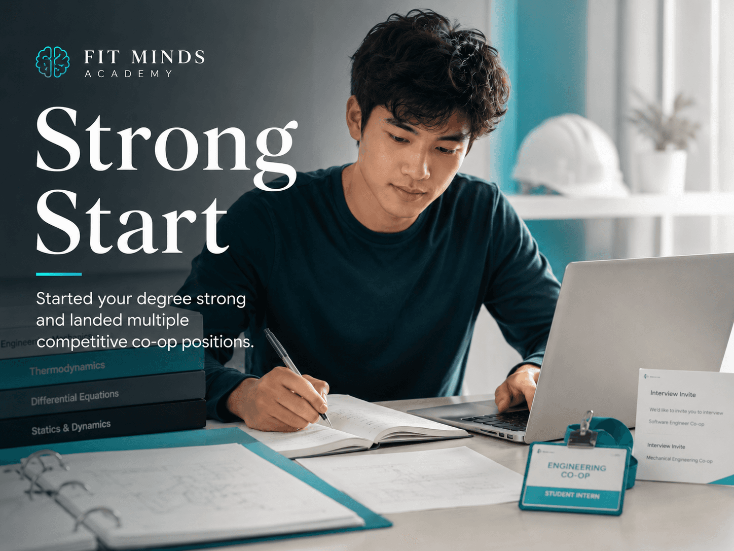 First-year engineering student starting university strong