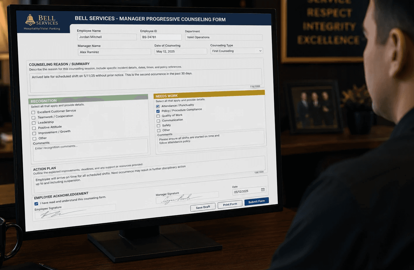 Progressive Counseling Form