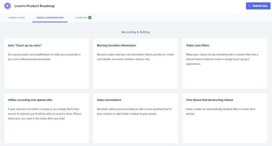 Loom Roadmap