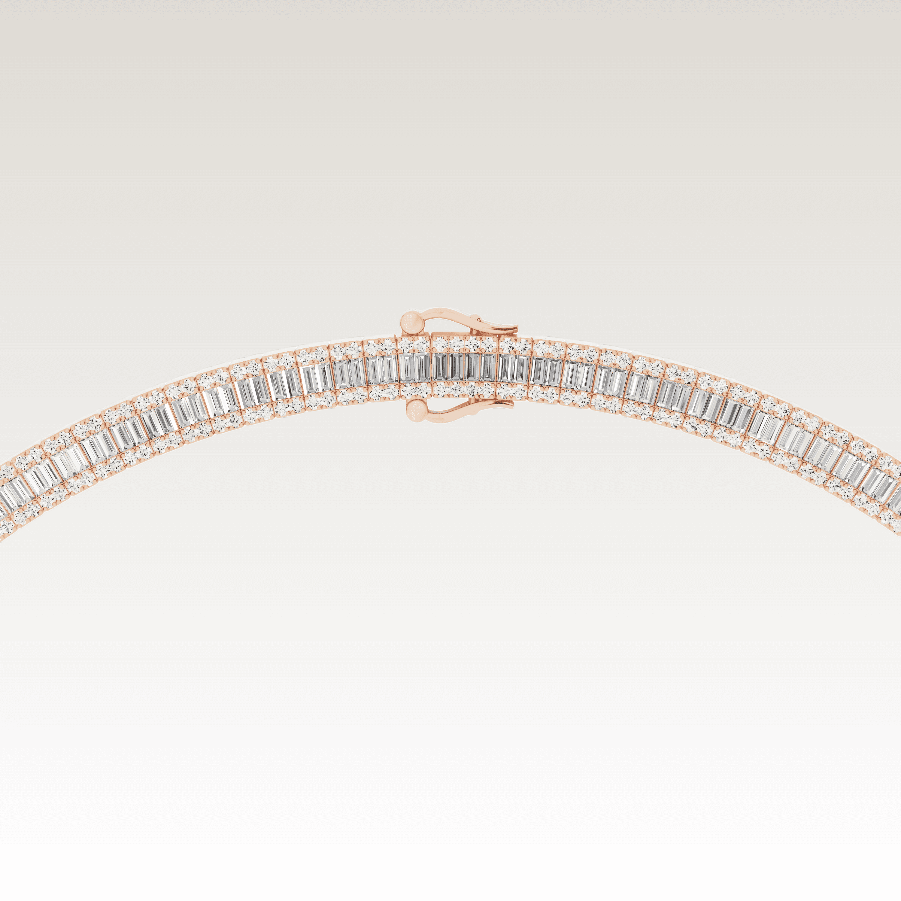 SAINT' Tennis Baguette Chain image 1