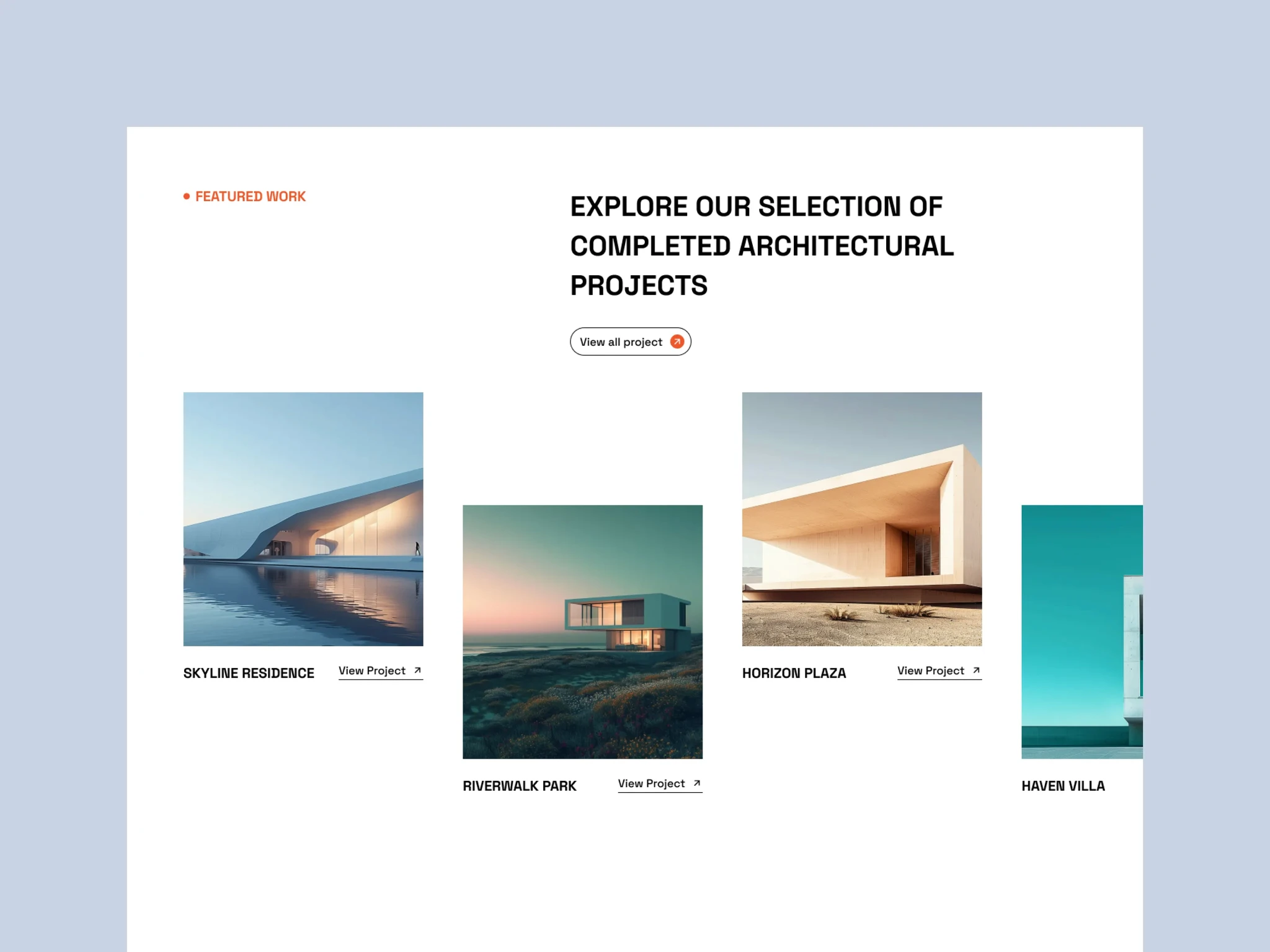 nubuilt architecture agency template