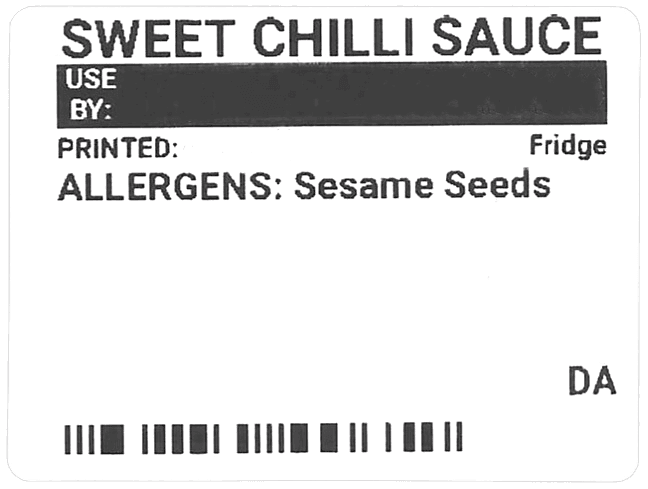 Food label