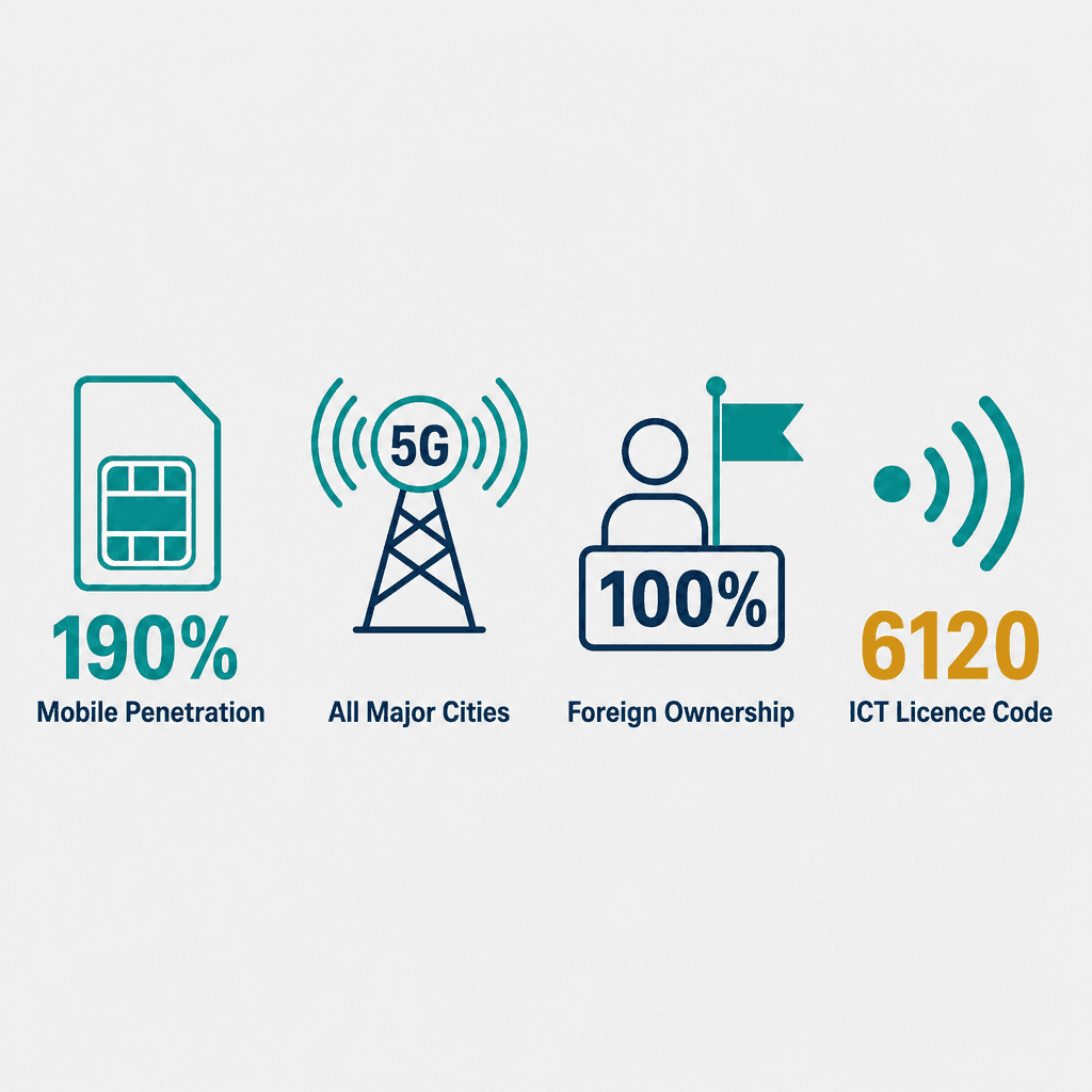 Infographic: How to Get a Wireless Telecommunications Services Business License in Dubai