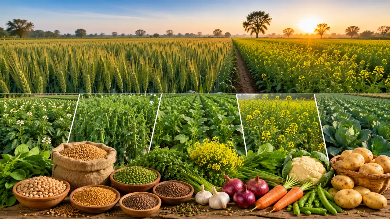 Which Crops Are Grown in the Rabi Season? Complete Crop List