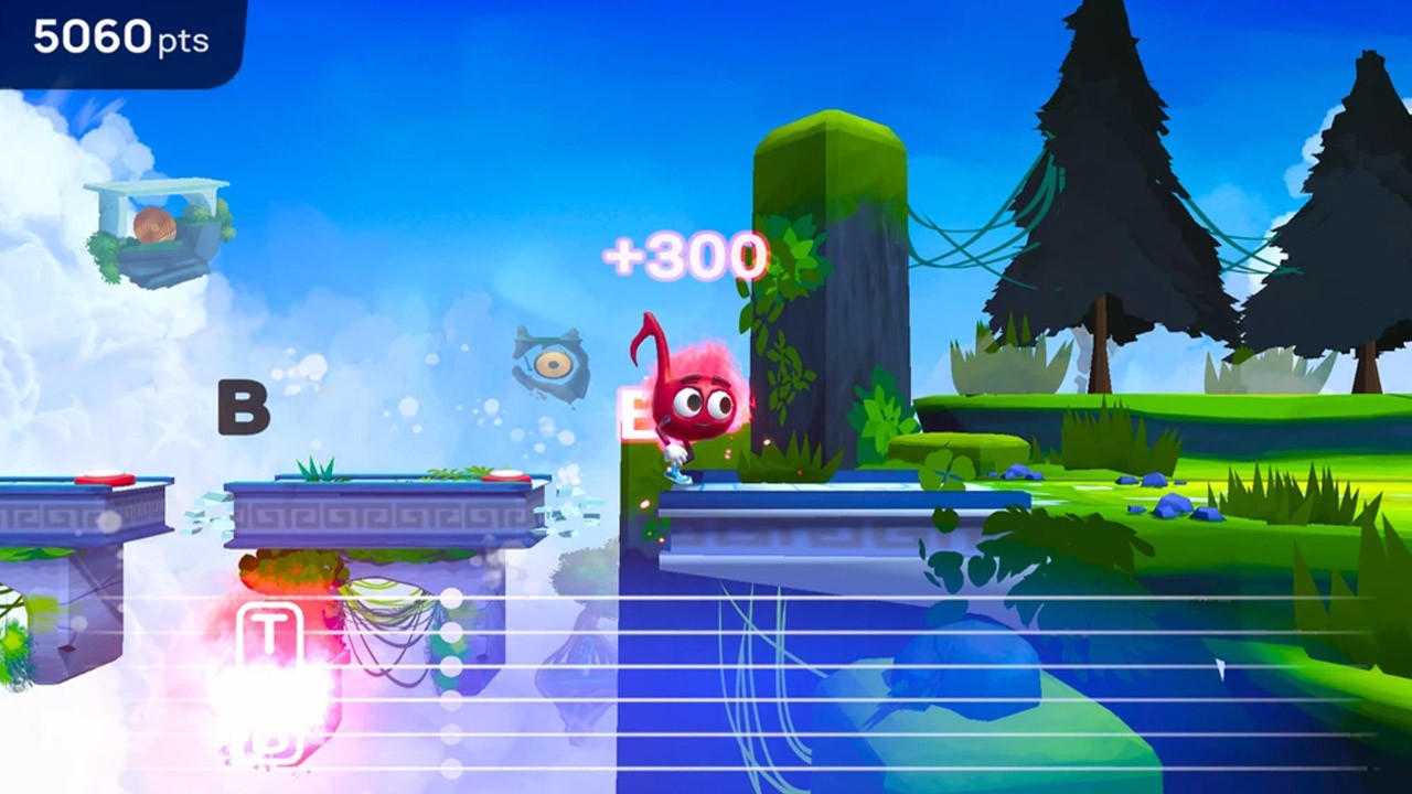 Comparison of bored child with toy guitar controller versus excited child playing real guitar