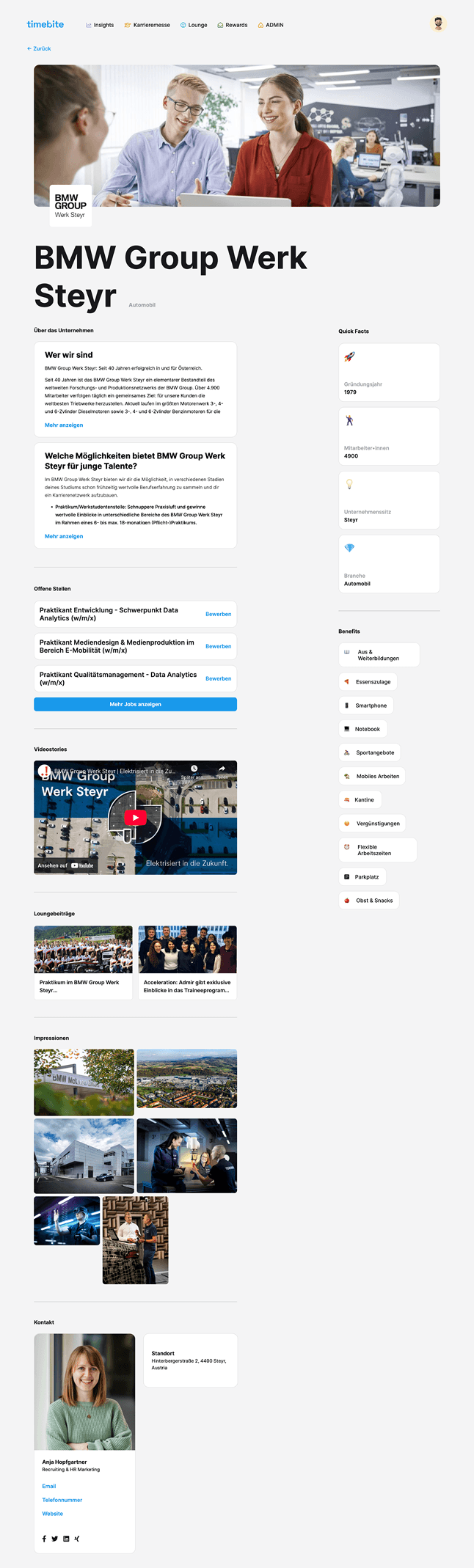 BMW Arbeitgeberprofil