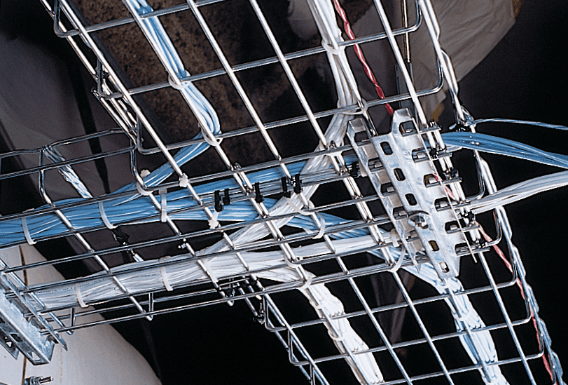 Legrand Cablofil steel and stainless steel wire mesh cable tray systems for structured cabling in commercial and industrial projects in BC
