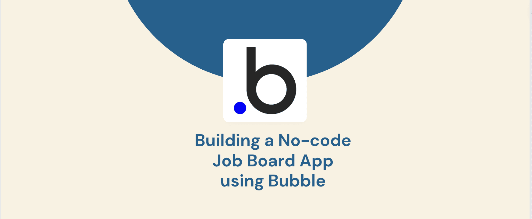 Job Board App on Bubble