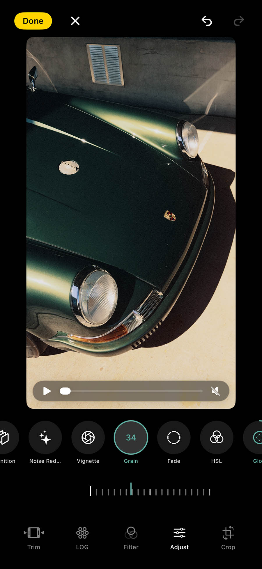 Log to Rec709 Conversion LUT application inside Tonelab app