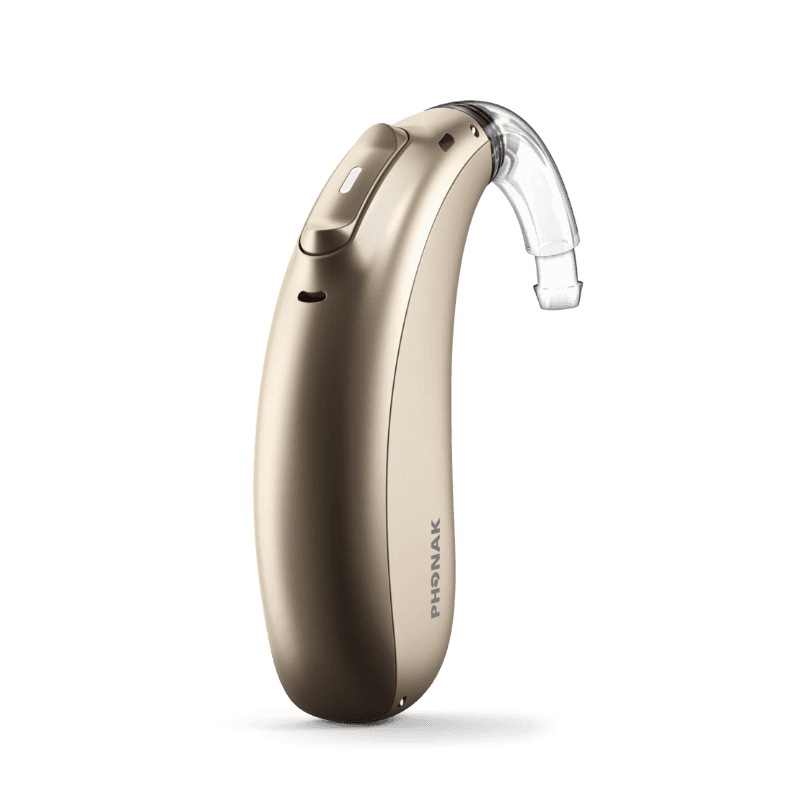 Phonak Sky Lumity L90 PR : appareil auditif rechargeable haut de gamme, disponible chez Audio Pour Tous avec chargeur inclus !