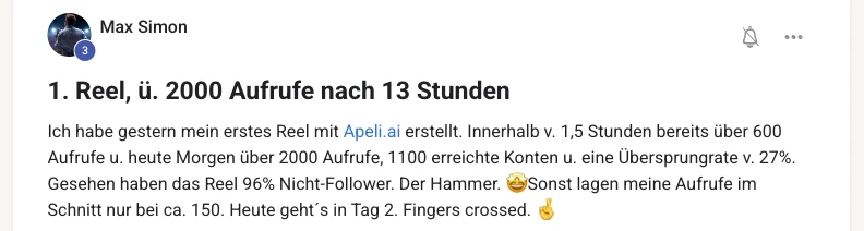 Erfolgsbericht KI Creator Akademie: Jurist Moritz erreicht 10.000 Follower und eine große Plattform-Kooperation