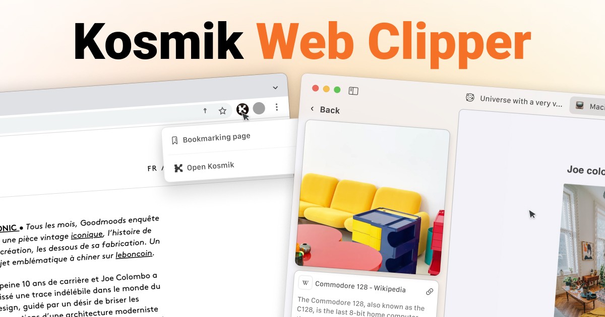 Kosmik Web Clipper