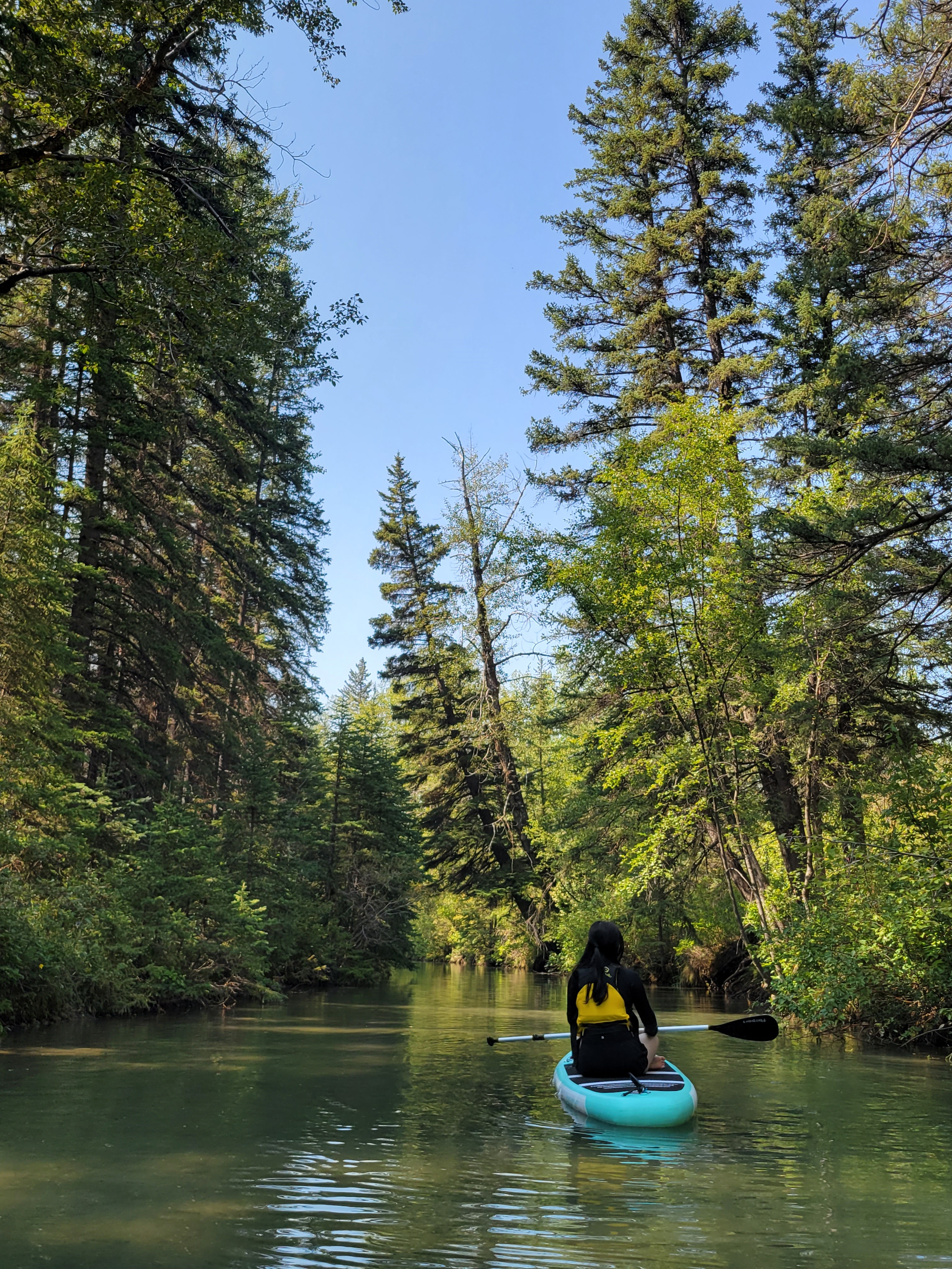 Carice paddle boarding