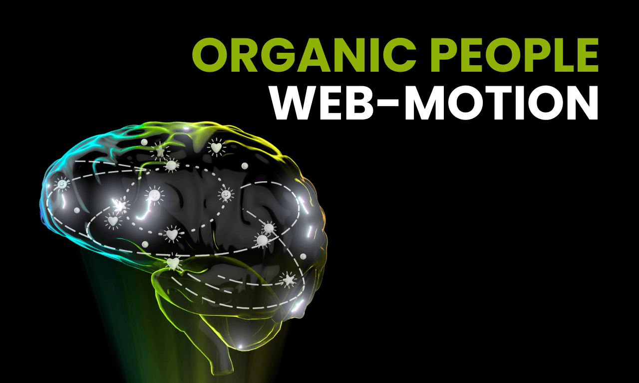 Motion Graphics Conceptual Web 3D  for Organic People