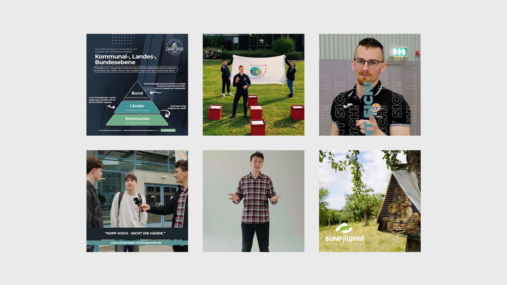 Diverse filmproduction visuals: strategic storytelling for ads, social media for Lohnt-Sich!-Social-Media-Campaign