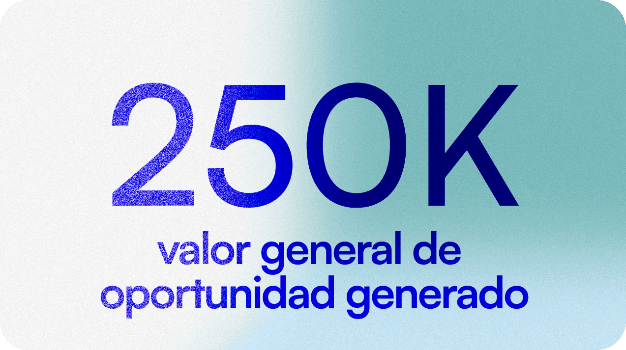Billber Modela Software Automatización 250k valor general de oportunidad generado