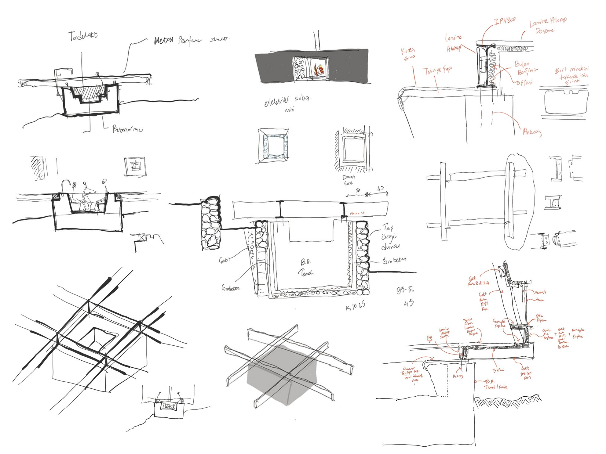 cabin_in_woods_project_explain_ediz_demirel_works_edworks_architecture_studio_sketches_sketch_eskiz_edwork