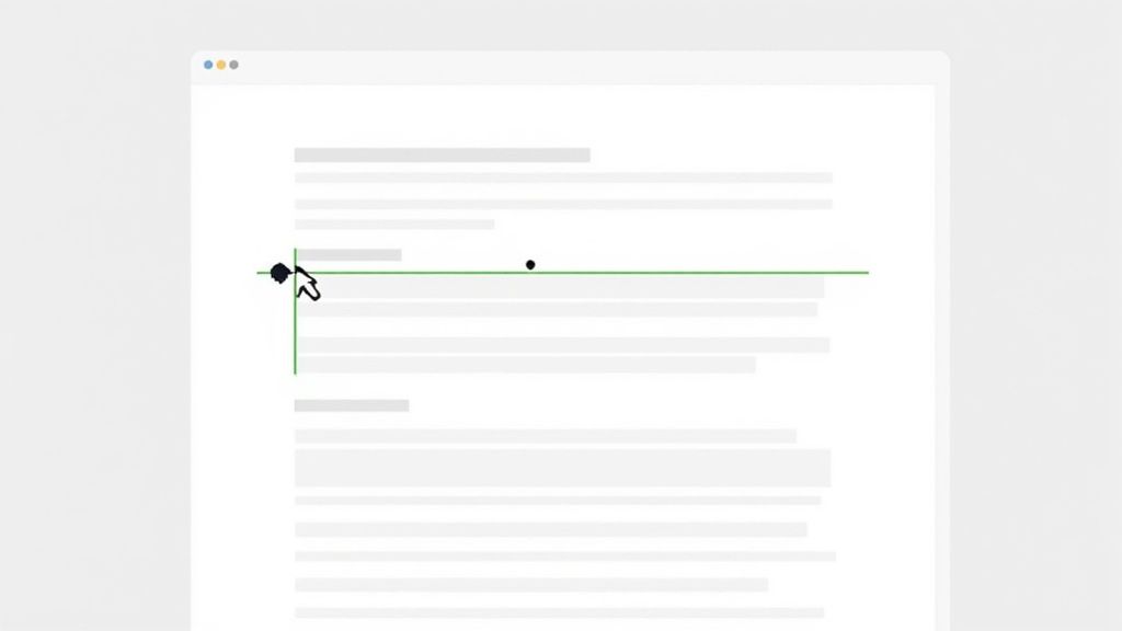 Eine person platziert ein bewerbungsfoto sorgfältig in einem lebenslauf-layout am computer