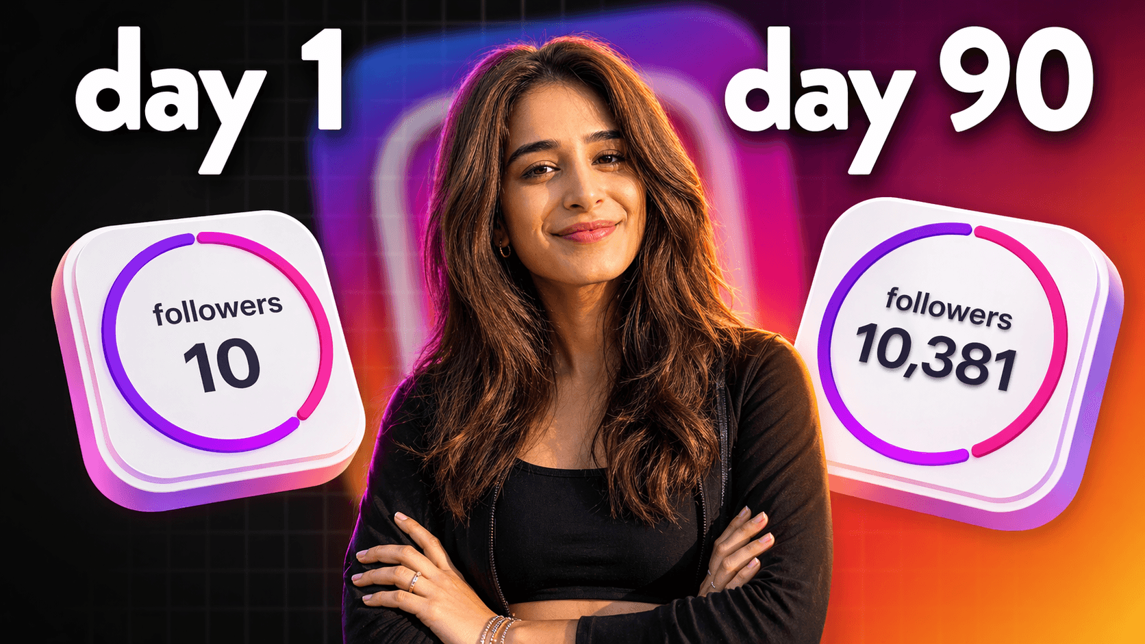 0 to 10k followers in 1 month Course Thumbnail