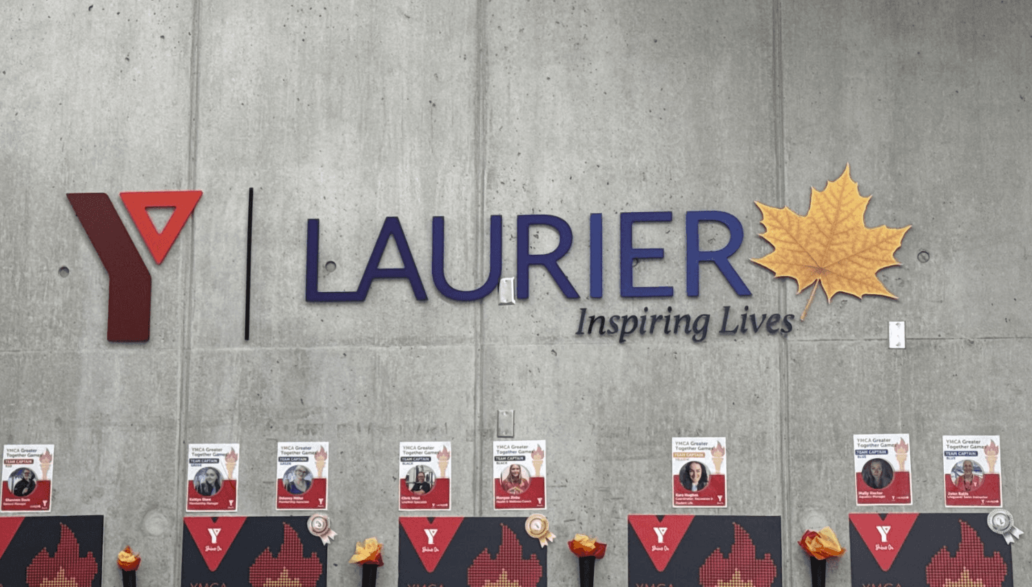 Brant Haldimand Norfolk Catholic District School Board students presenting Youth Wellness Hub concepts at Wilfrid Laurier University Brantford campus