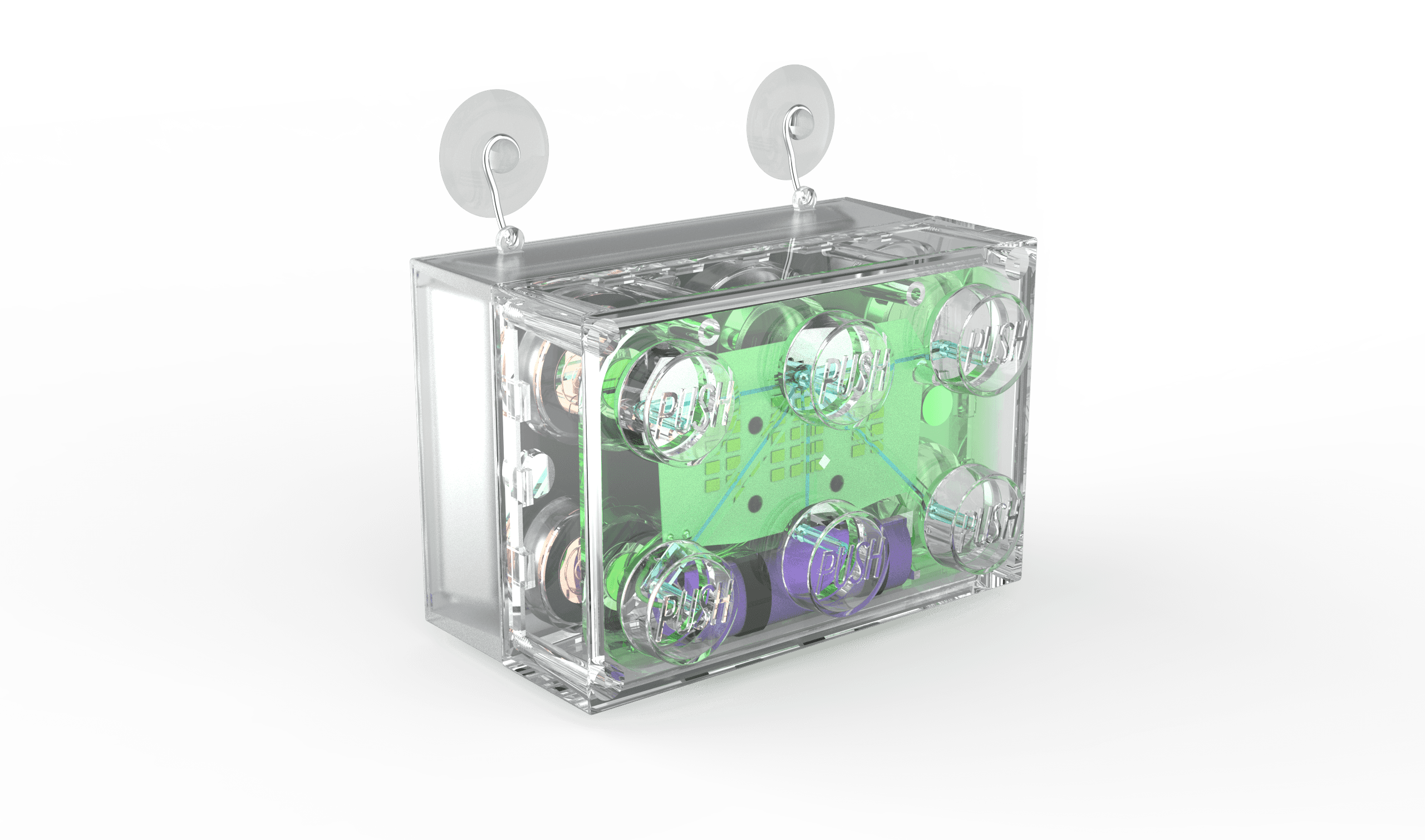 Single fresh lemon isolated on clean yellow backdrop