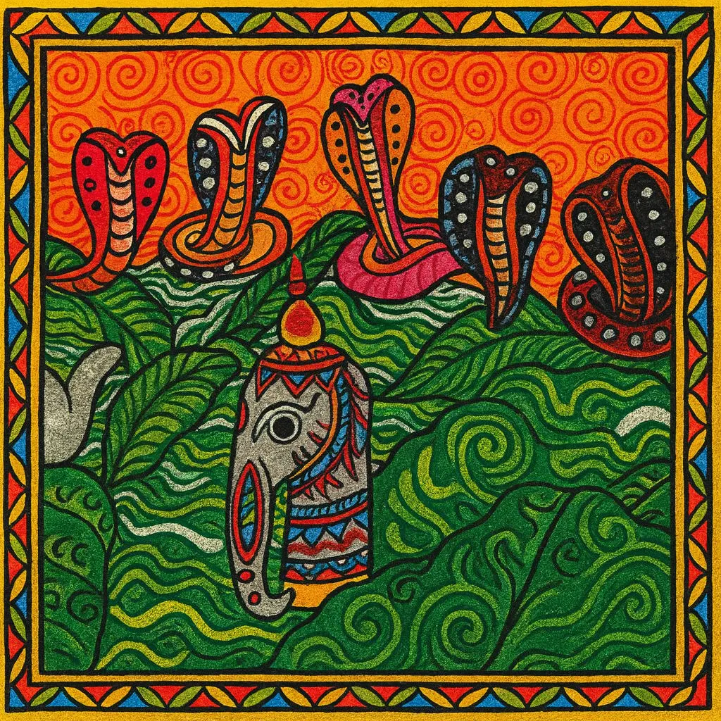 snake daughters of Shiv parvati