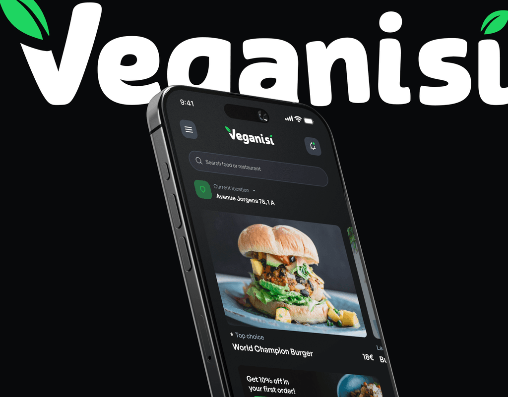 Vegan App Mobile Screen