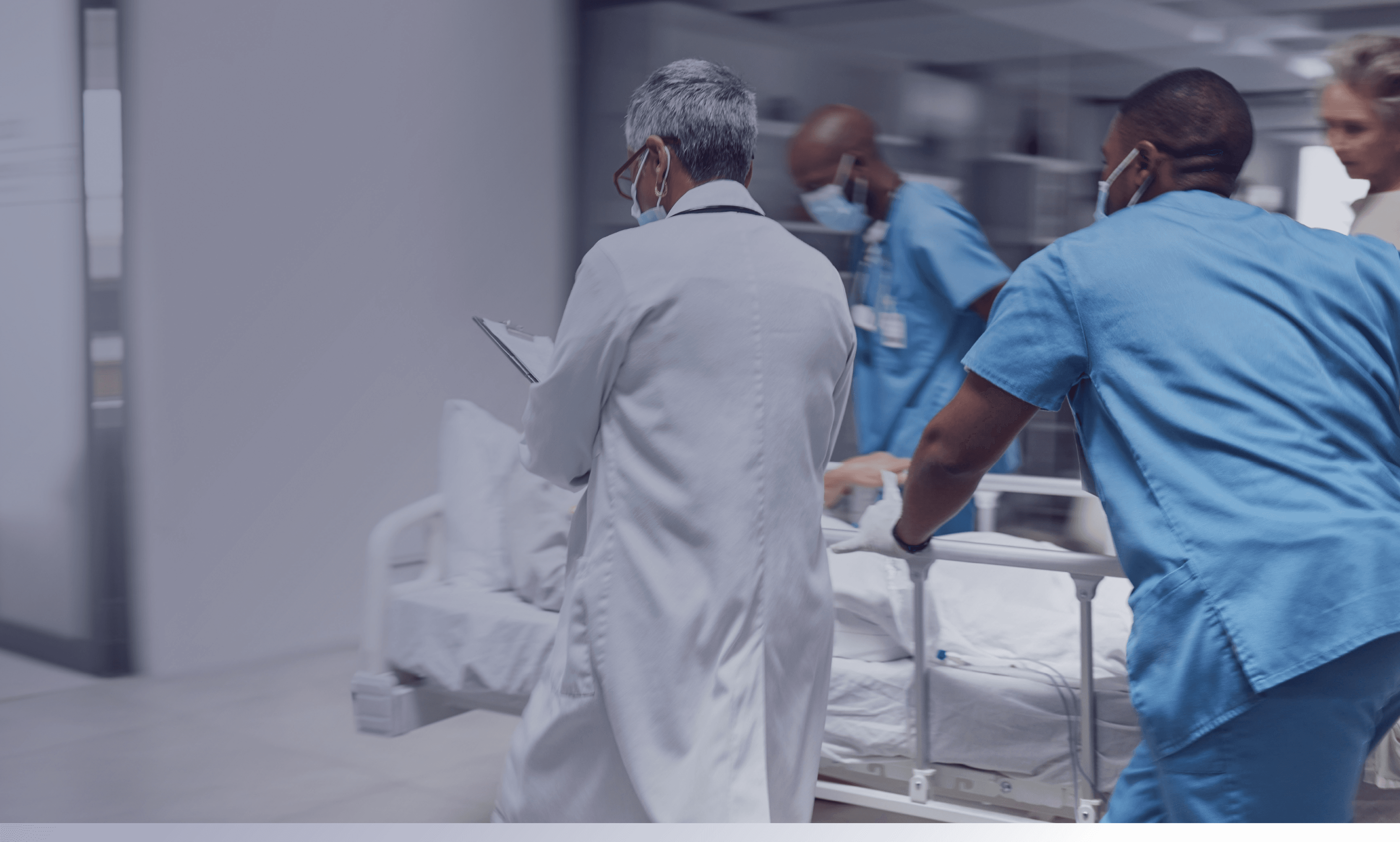 Blue chemical Solution beaker