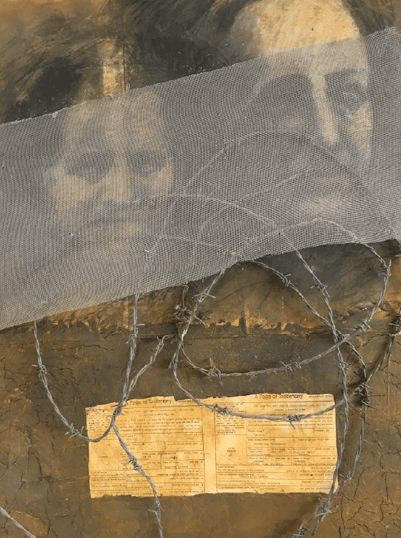 Testimonial II 2008, artwork by Barbara Walker addressing memory and colonial history