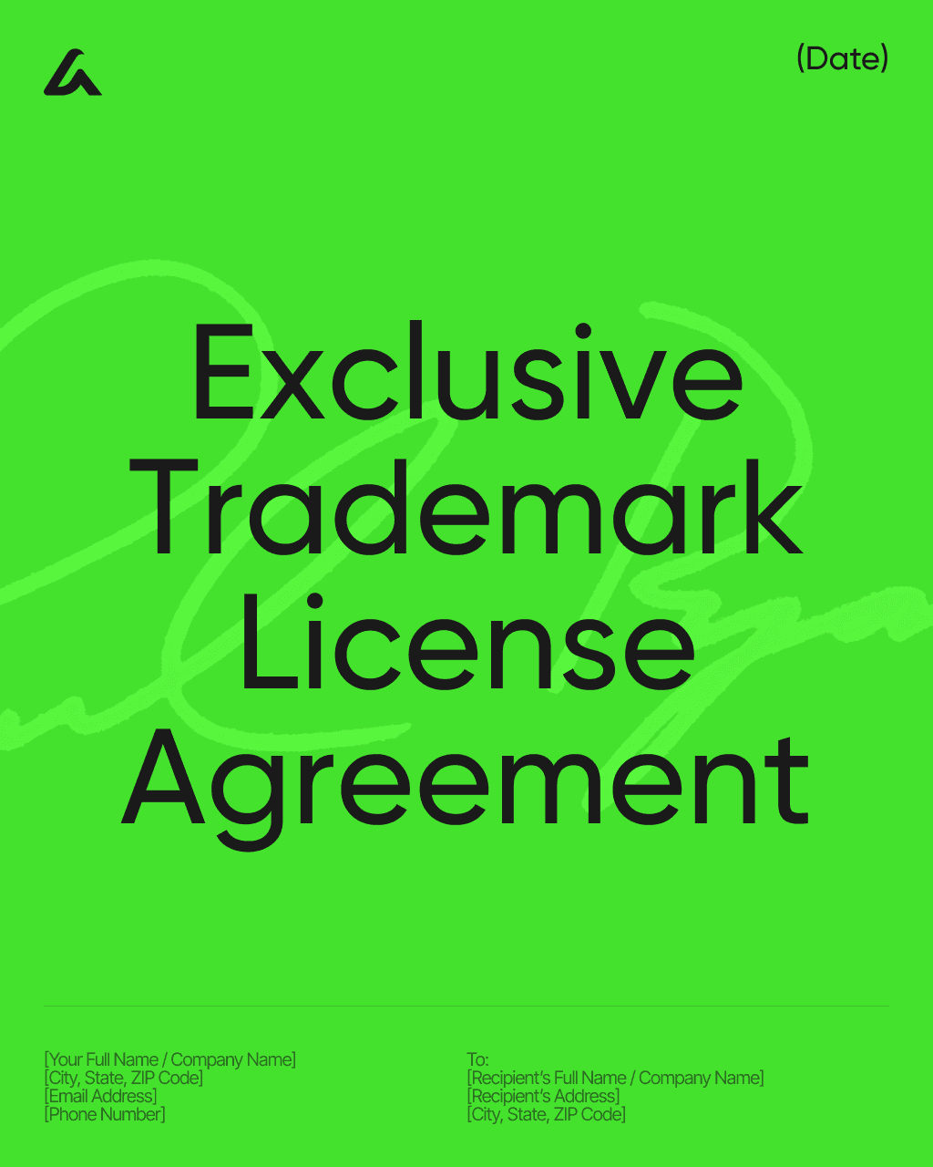 Exclusive Trademark License Agreement