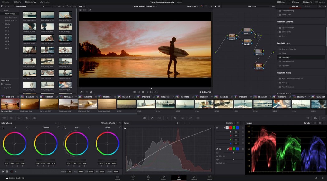 Color Grading on DaVinci Resolve