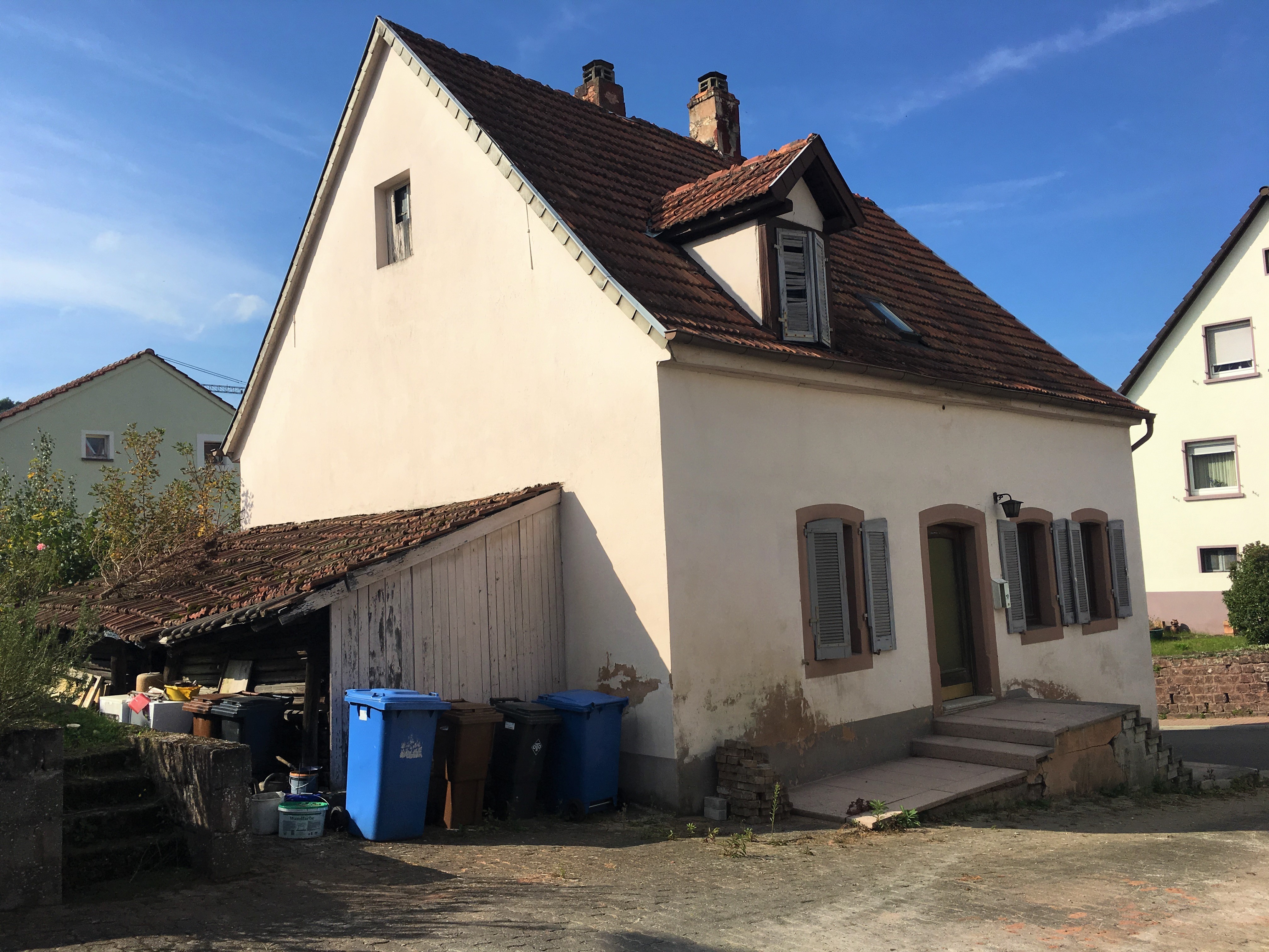 modern house with big windows