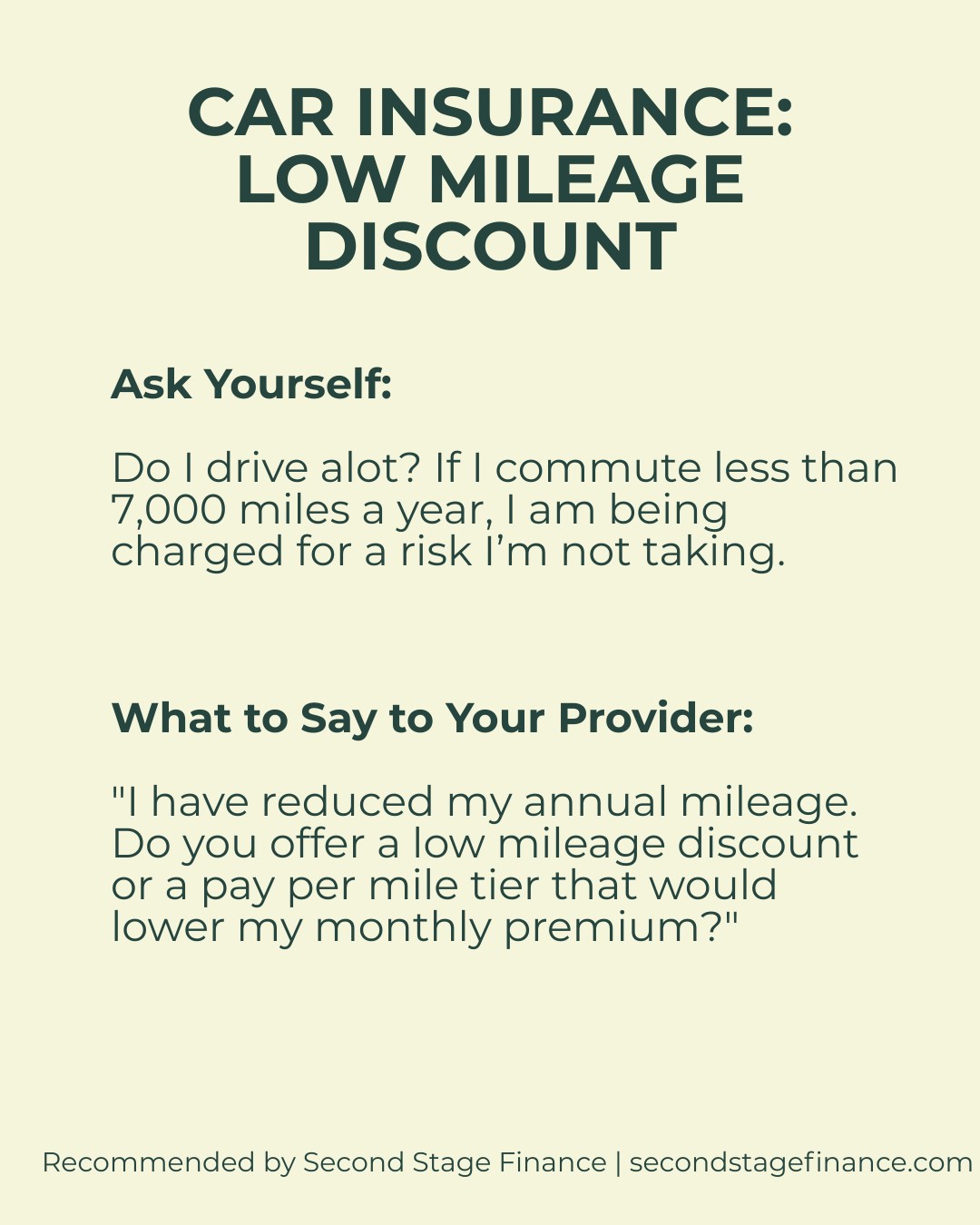 Car Insurance Money saving tips