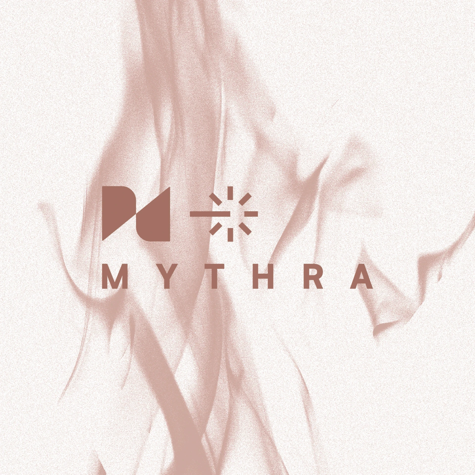 Mythra logo design by Barcelona freelance graphic designer for brand identity.