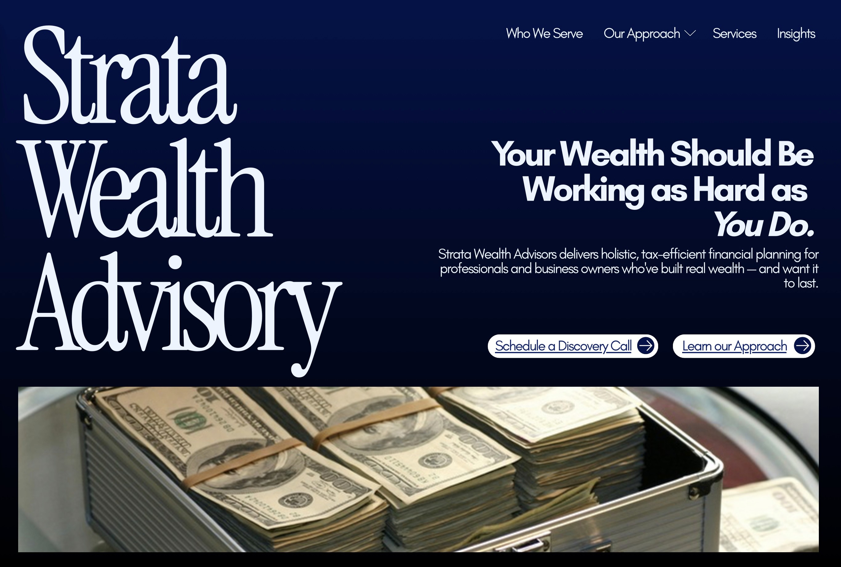 Wealth Management Firm Website Design