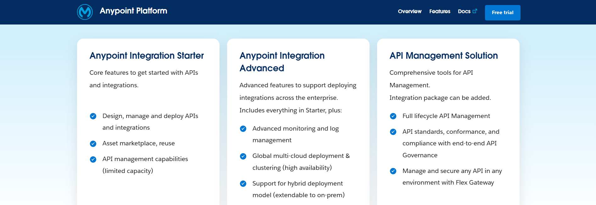 MuleSoft pricing