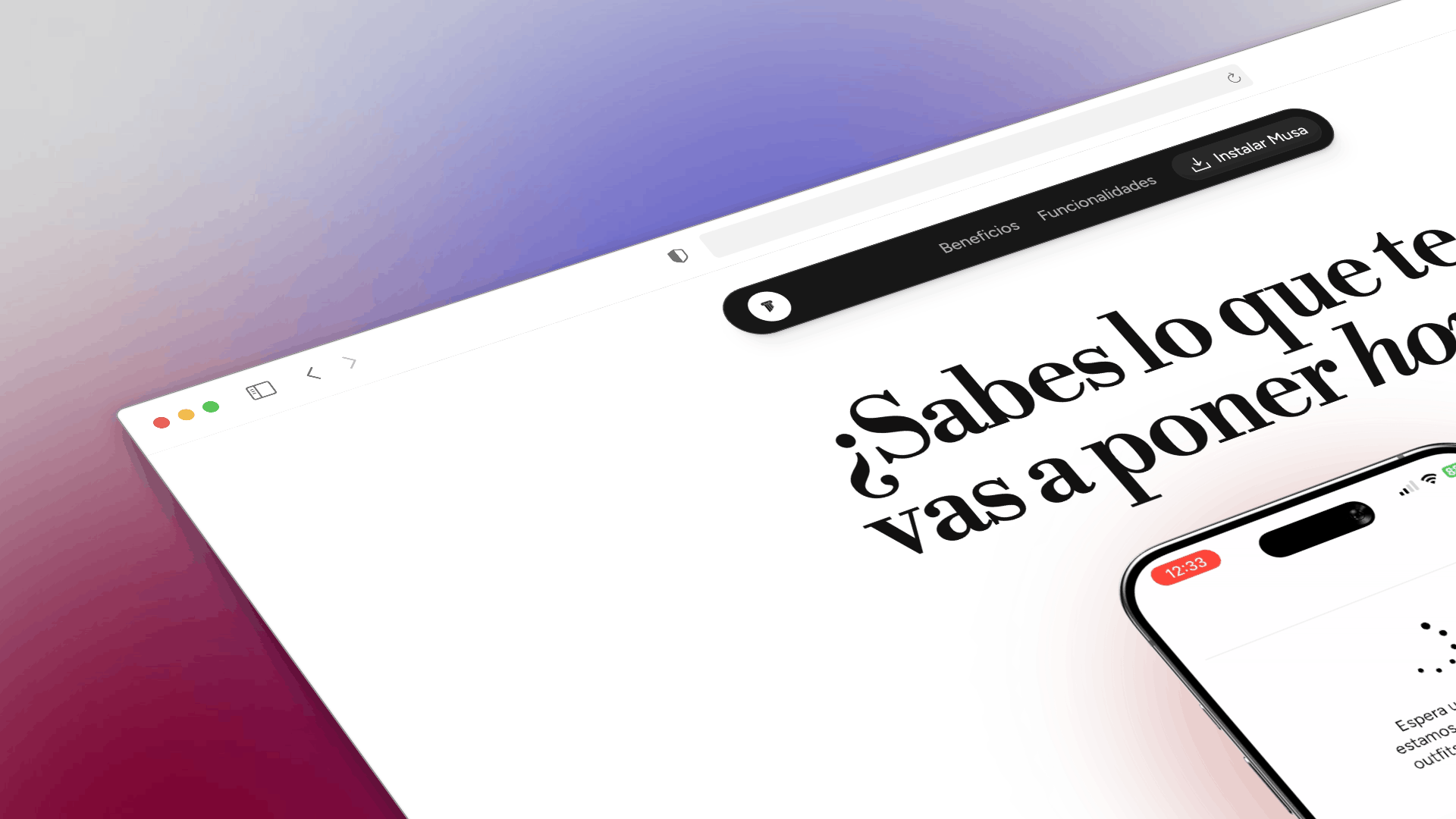 Ejemplo de Web hecha por NocodePM - MUSA