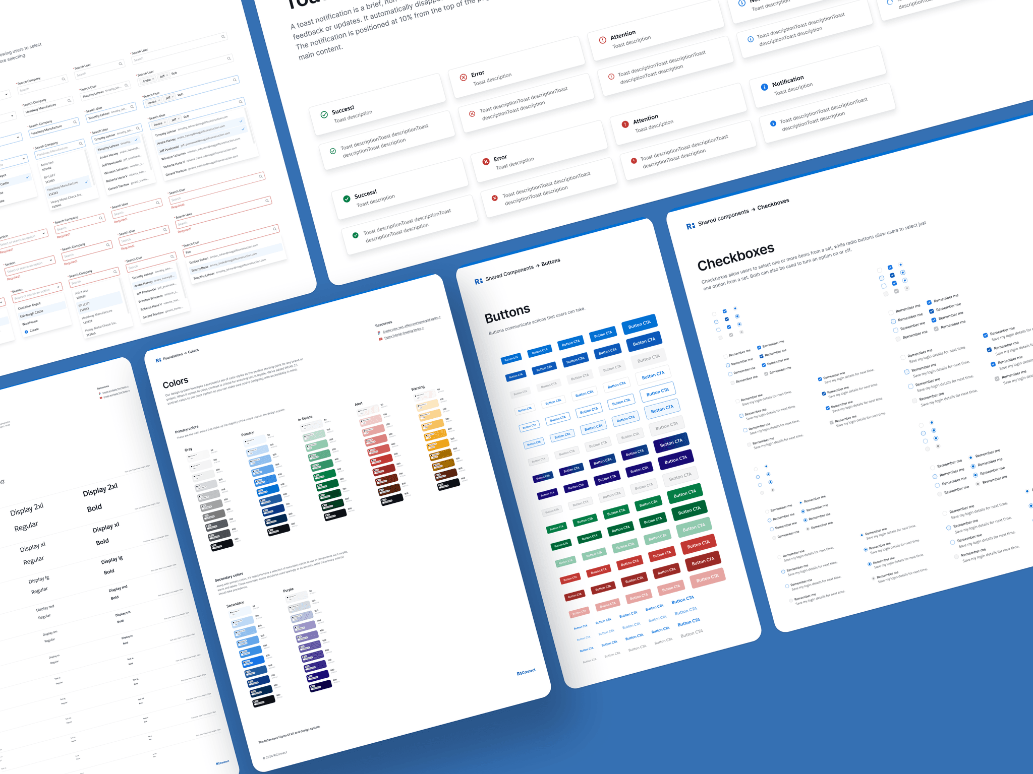 design system and library establishment