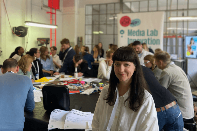 Simone Engelhardt auf dem Media Lab Innovation Festival 2024