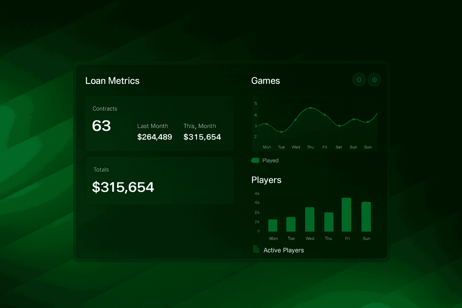 Hero image featuring a greyscaled communication platform on an abstract background.