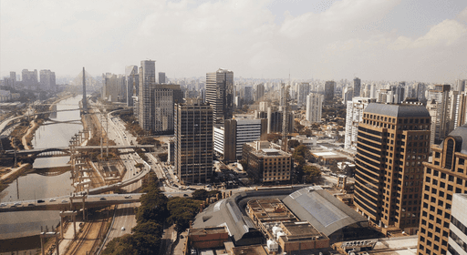 image of city with river