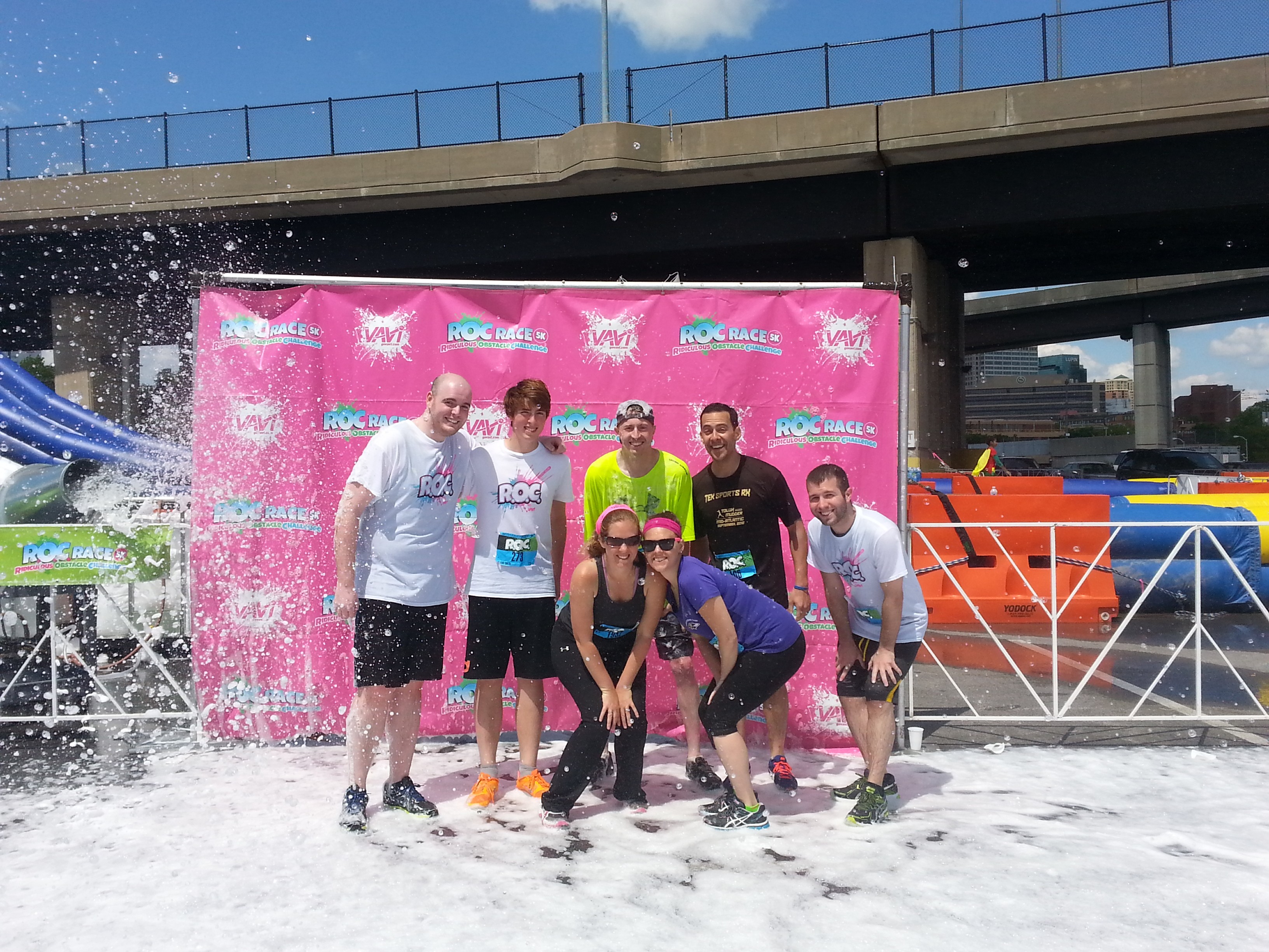 Fun run with the team