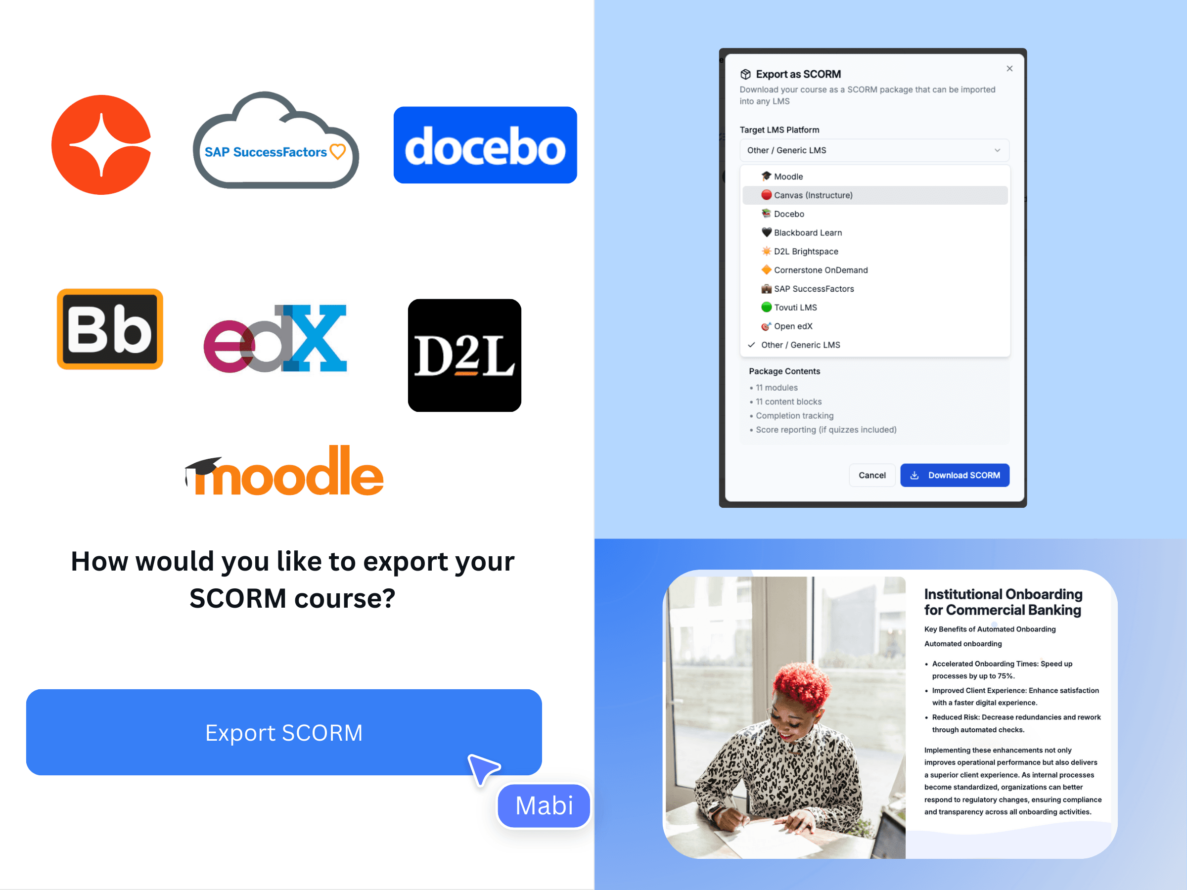Scorm authoring