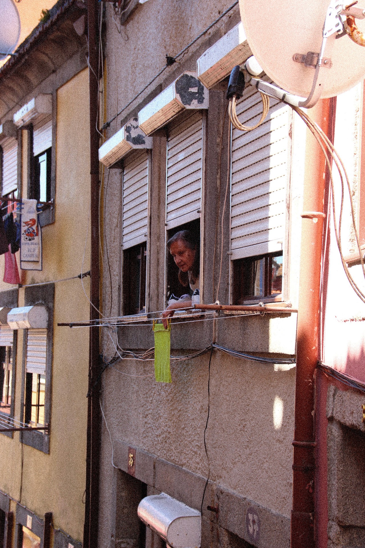 A studio space showcasing large window and contemporary design elements